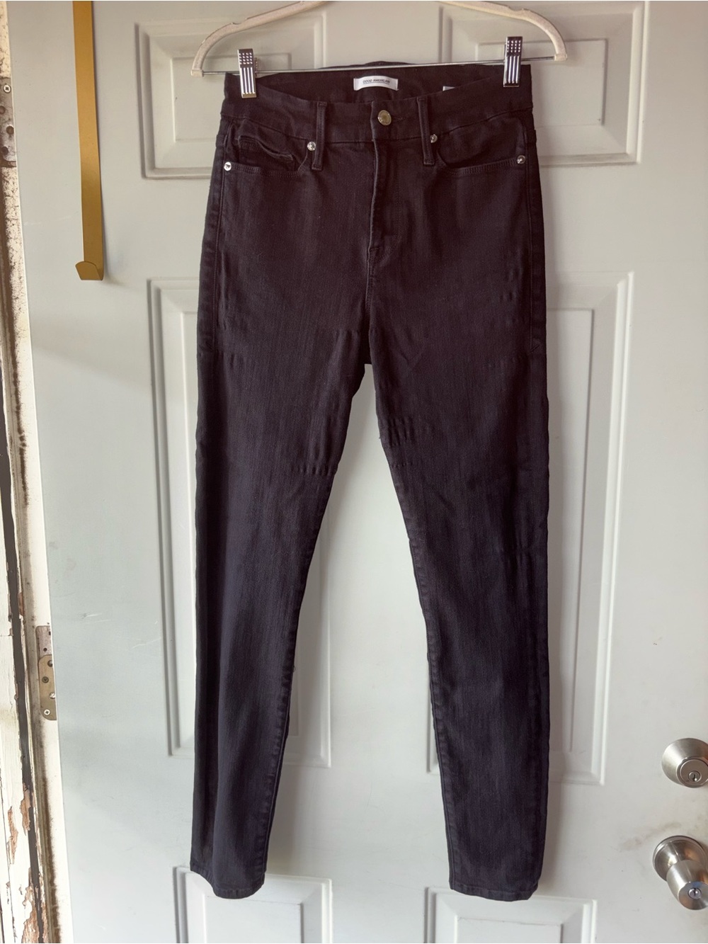 Good American black Good Legs jeans size 8